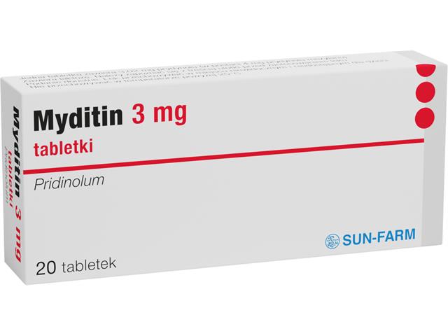 Myditin interakcje ulotka tabletki 3 mg 20 tabl.