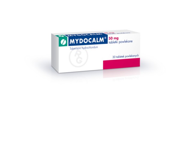 Mydocalm interakcje ulotka tabletki powlekane 50 mg 30 tabl. | blister