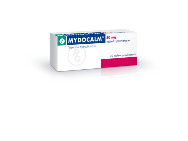 Mydocalm interakcje ulotka tabletki powlekane 50 mg 