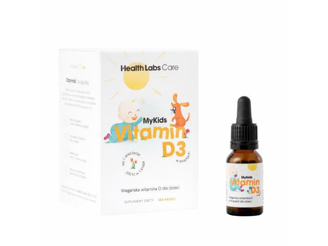 MyKids Vitamin D3 interakcje ulotka krople  9,7 ml