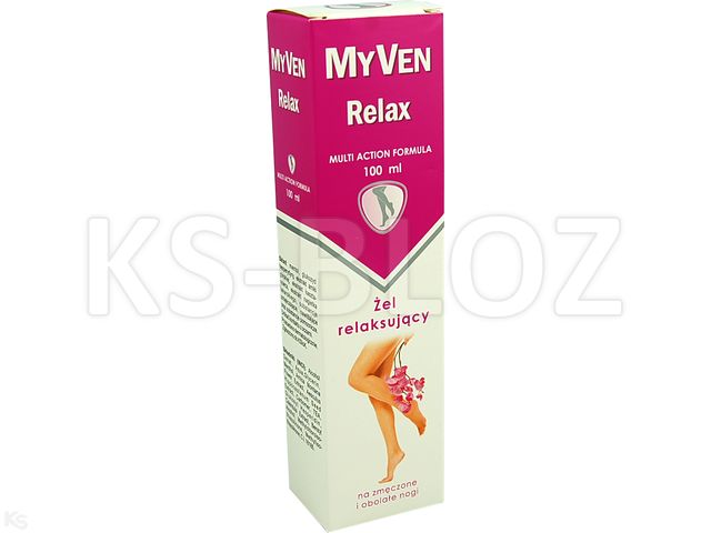 MyVen Relax  Żel relaksujący interakcje ulotka   100 ml | tuba