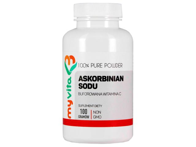 MyVita Askorbinian Sodu interakcje ulotka proszek  100 g