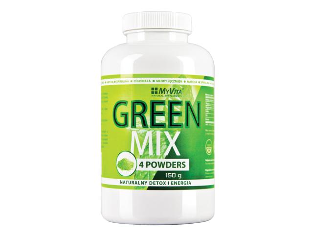 MyVita Green Mix interakcje ulotka proszek 150 g