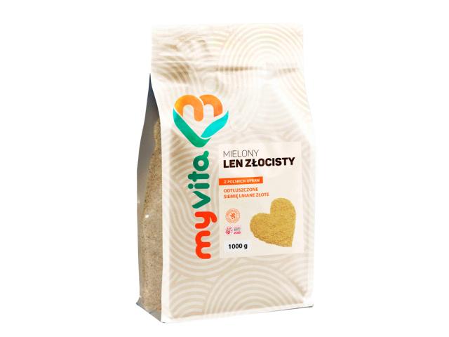 MyVita Len Złocisty mielony interakcje ulotka proszek  1 kg