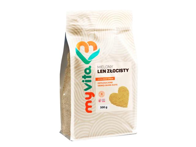 MyVita Len Złocisty mielony interakcje ulotka proszek  500 g