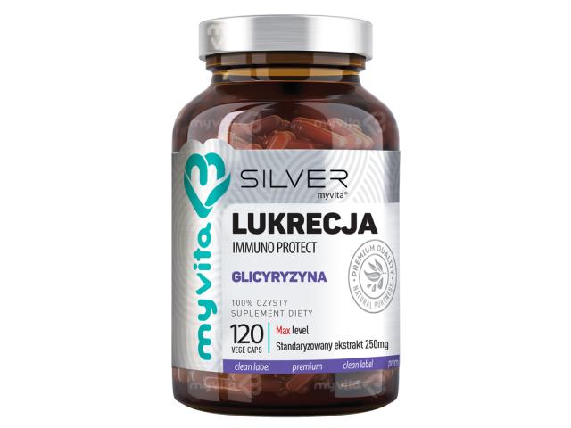 MyVita Lukrecja Ekstrakt interakcje ulotka kapsułki - 120 kaps.