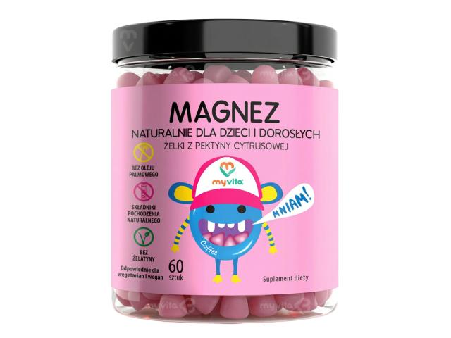 MyVita Magnez interakcje ulotka żelki - 60 szt.