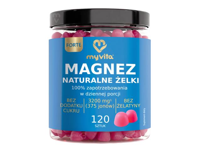 MyVita Magnez interakcje ulotka żelki  120 szt.