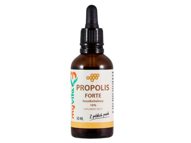 MyVita Propolis Forte interakcje ulotka krople  50 ml