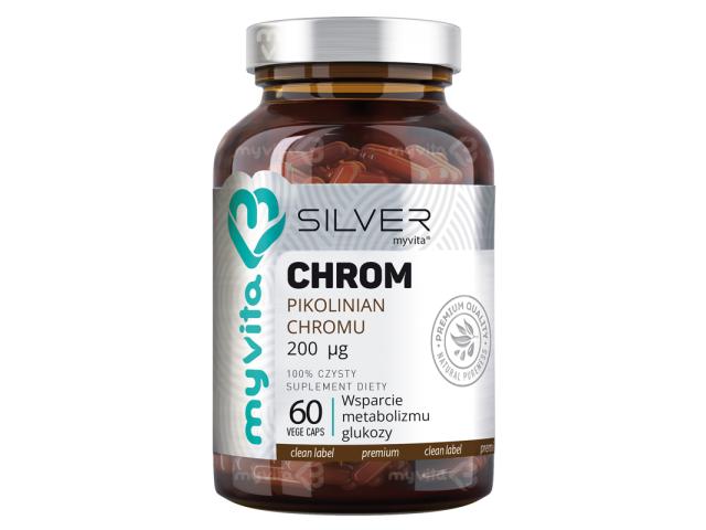 MyVita Silver Chrom interakcje ulotka kapsułki  60 kaps.
