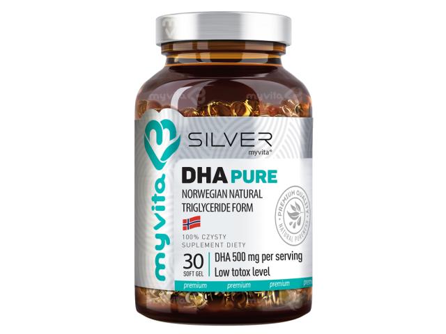 MyVita Silver Dha Pure interakcje ulotka kapsułki  30 kaps.