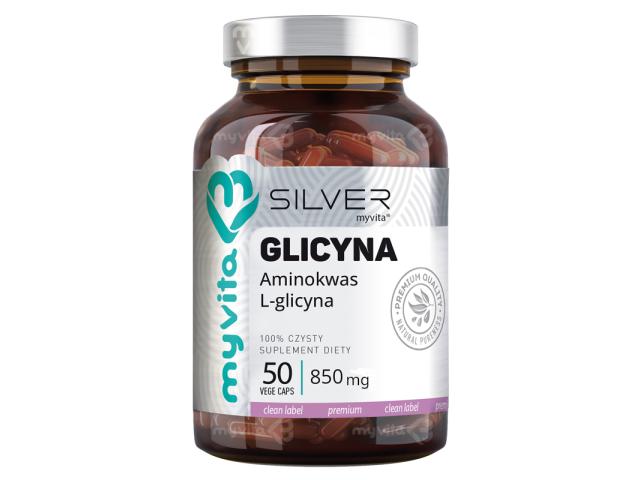 MyVita Silver Glicyna interakcje ulotka kapsułki  50 kaps.