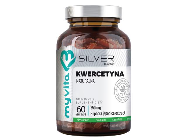 MyVita Silver Kwercetyna interakcje ulotka kapsułki  60 kaps.