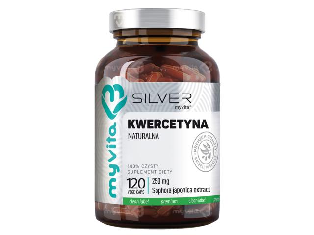 MyVita Silver Kwercetyna interakcje ulotka kapsułki  120 kaps.