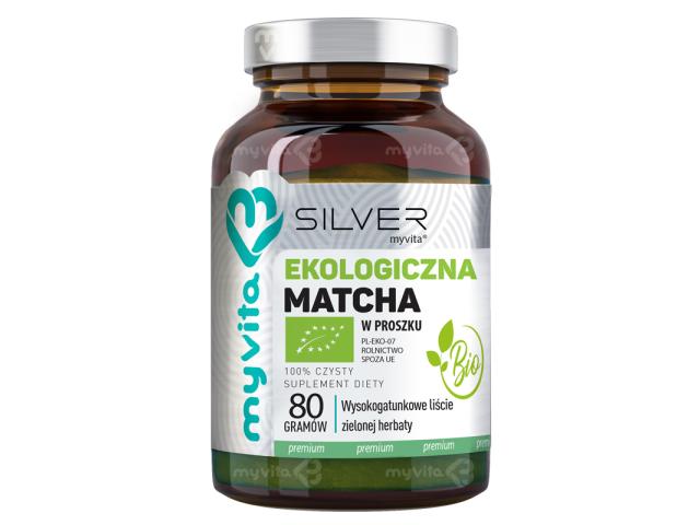 MyVita Silver Matcha Bio interakcje ulotka proszek  80 g