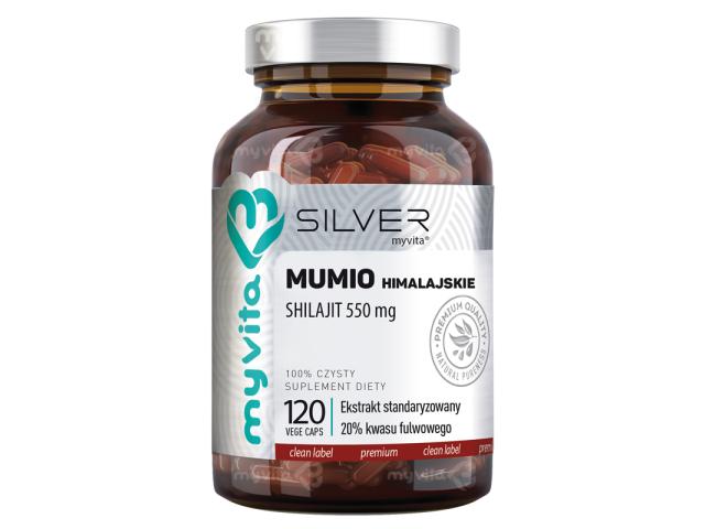 MyVita Silver Mumio Himalajskie interakcje ulotka kapsułki  120 kaps.