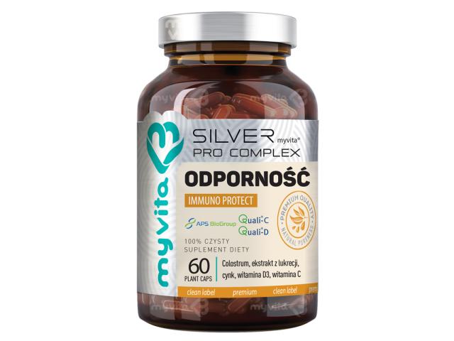 MyVita Silver Odporność interakcje ulotka kapsułki  60 kaps.
