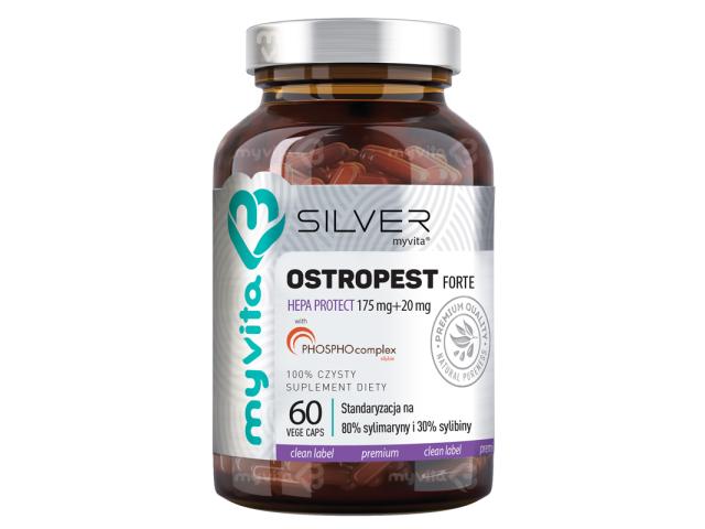 MyVita Silver Ostropest Forte interakcje ulotka kapsułki  60 kaps.