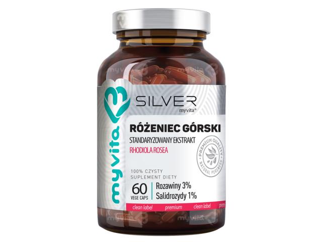 MyVita Silver Różeniec Górski interakcje ulotka kapsułki  60 kaps.