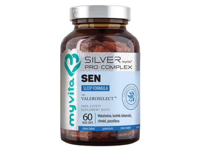 MyVita Silver Sen interakcje ulotka kapsułki  60 kaps.