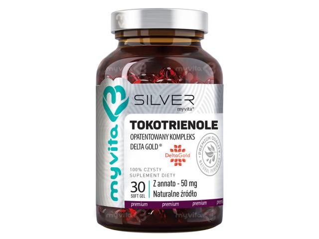 MyVita Silver Tokotrienole interakcje ulotka kapsułki  30 kaps.