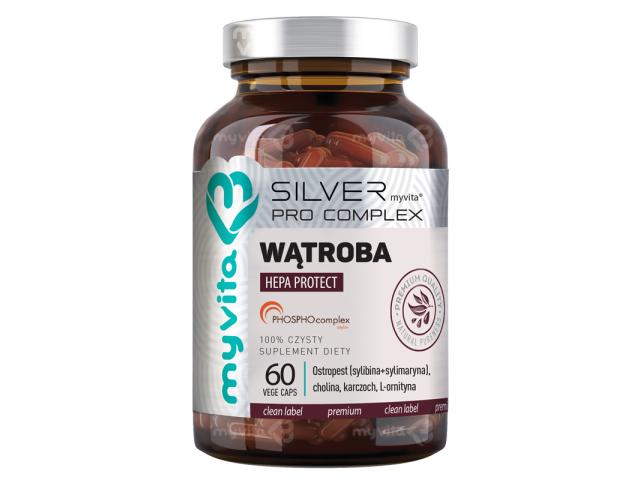 MyVita Silver Wątroba interakcje ulotka kapsułki  60 kaps.