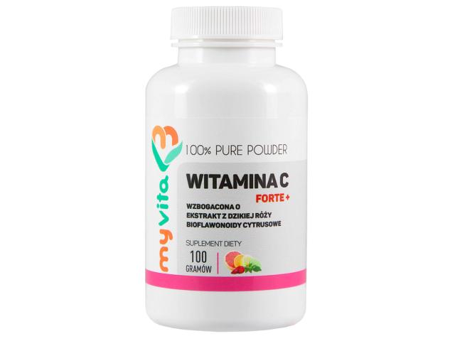 MyVita Witamina C Forte+ interakcje ulotka proszek 100 g