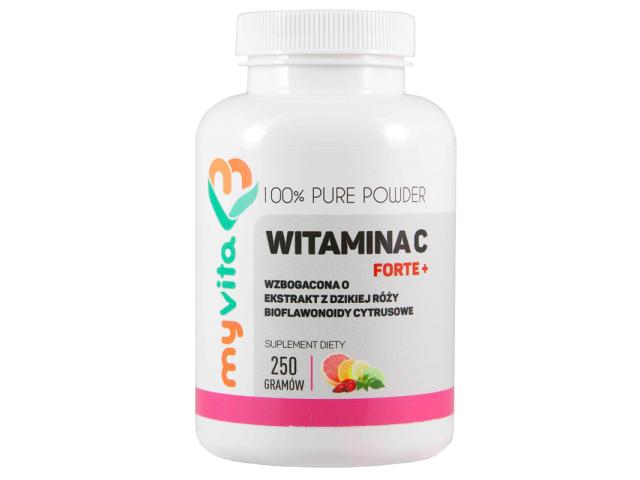 MyVita Witamina C Forte+ interakcje ulotka proszek 250 g