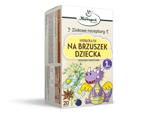 Na Brzuszek Dziecka Fix Herbatka interakcje ulotka herbata  20 sasz.