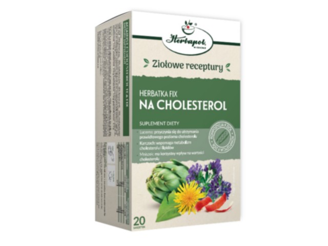 Na Cholesterol Fix Herbatka interakcje ulotka herbata 2 g 20 toreb.