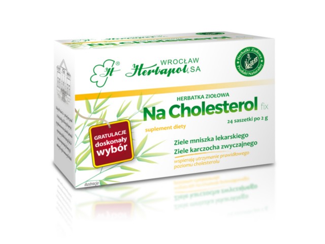 Na Cholesterol Fix interakcje ulotka herbata  24 sasz.