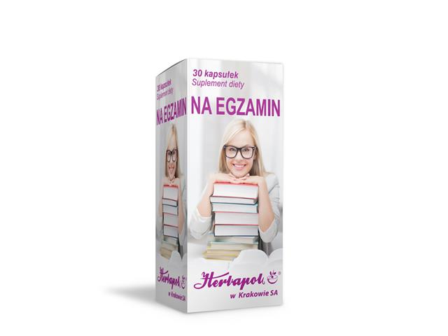 Na Egzamin interakcje ulotka kapsułki - 30 kaps.