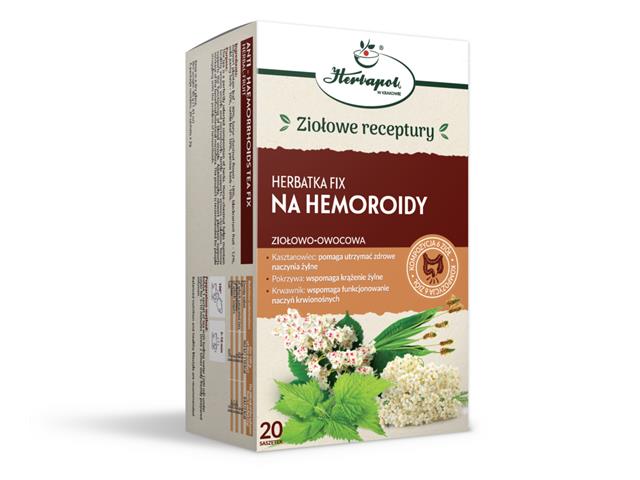 Na Hemoroidy Fix Herbatka interakcje ulotka   20 sasz. po 2 g