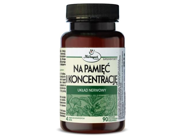 Na Pamięć i Koncentrację interakcje ulotka kapsułki - 90 kaps.
