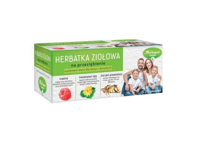 Na Przeziębienie Herbatka ziołowa interakcje ulotka zioła do zaparzania w saszetkach - 20 sasz.
