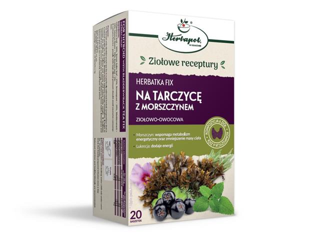 Na Tarczycę Z Morszczynem Fix Herbatka interakcje ulotka herbata - 20 sasz. po 2 g