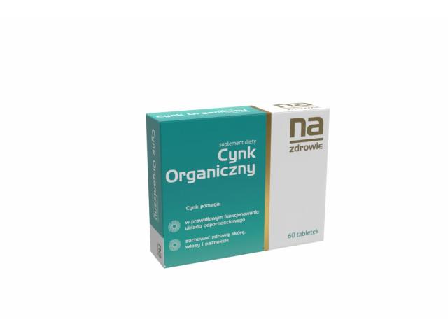 Na Zdrowie Cynk Organiczny interakcje ulotka tabletki 60 tabl.