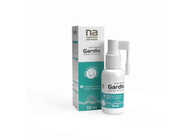 Na Zdrowie Gardło Silver Protect interakcje ulotka spray do gardła 30 ml