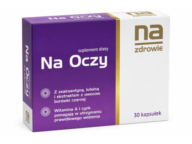 Na Zdrowie Na Oczy interakcje ulotka kapsułki twarde 30 kaps.