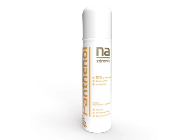 Na Zdrowie Panthenol 10% Pianka nawilżająco-łagodząca interakcje ulotka spray do stosowania na skórę 150 ml