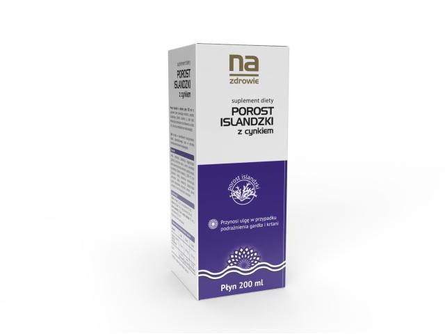 Na Zdrowie Porost Islandzki z cynkiem interakcje ulotka płyn 200 ml