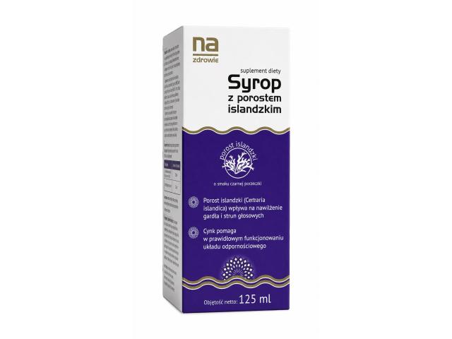 Na Zdrowie Syrop z porostem islandzkim interakcje ulotka syrop 125 ml