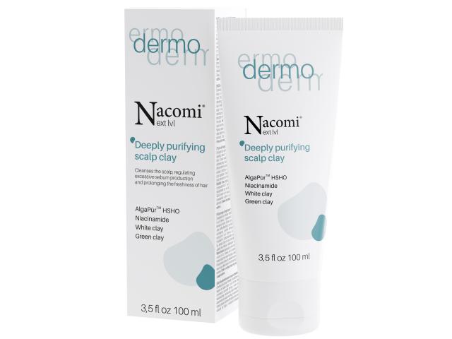 Nacomi Next lvl Dermo Glinka peelingująca do skóry głowy interakcje ulotka pasta - 100 ml