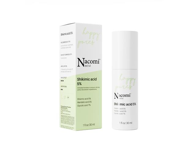 NACOMI NEXT LVL Kwas szikimowy 5% interakcje ulotka serum  30 ml