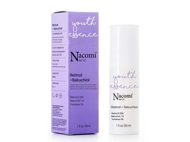 NACOMI NEXT LVL Retinol + Bakuchiol Serum interakcje ulotka serum  30 ml