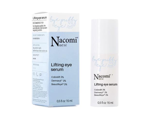 Nacomi Next lvl Serum liftingujące pod oczy interakcje ulotka serum  15 ml