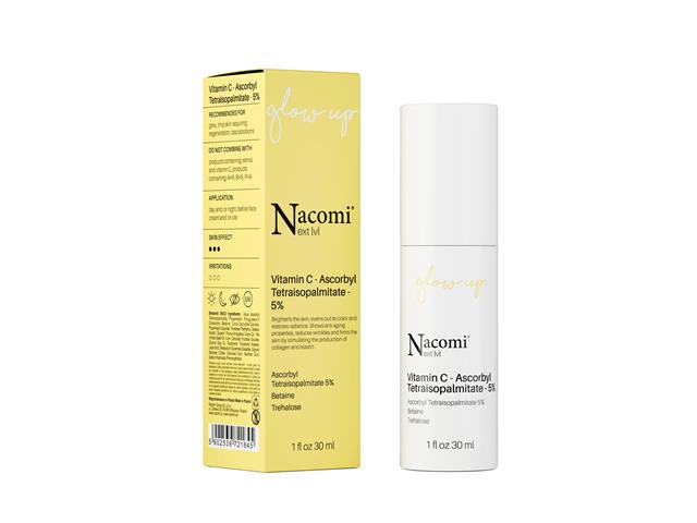 Nacomi Next lvl Serum witamina C - ascorbyl tetraisopalmitate 5% interakcje ulotka serum  30 ml