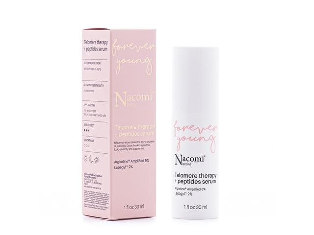 Nacomi Next Lvl Telomere therapy + peptides serum interakcje ulotka   30 ml