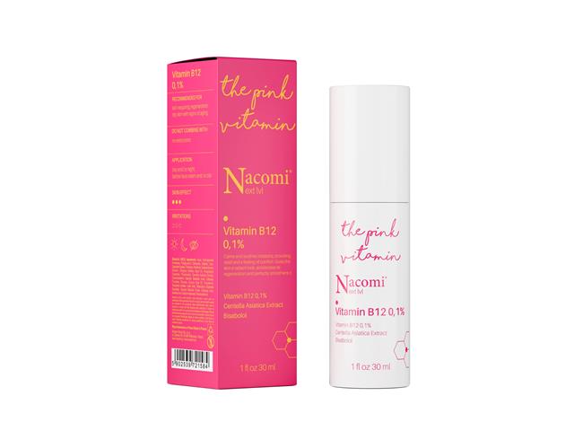 Nacomi Next lvl The Pink Vitamin witamina B12 0,1% interakcje ulotka serum  30 ml