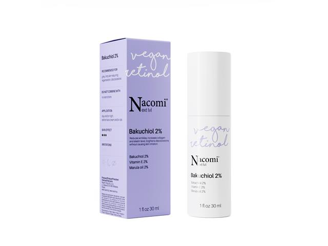 Nacomi Next lvl Vegan Retinol Serum bakuchiol 2% interakcje ulotka serum  30 ml